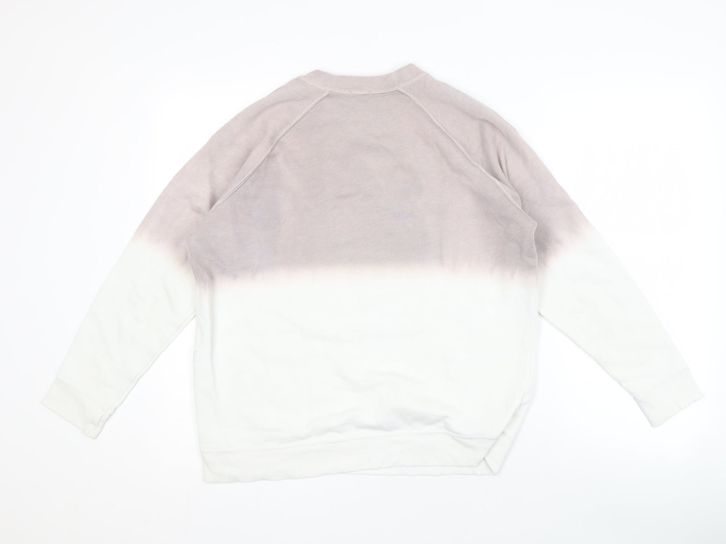 Zara Women's Ivory Pullover Sweatshirt Size 26 Colourblock