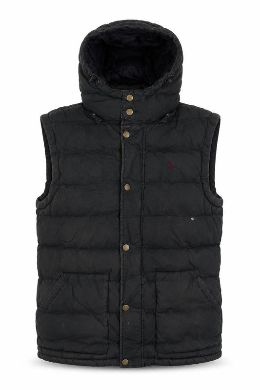 Womens UK Size M Regular Jack Wills Black Cotton Jacket