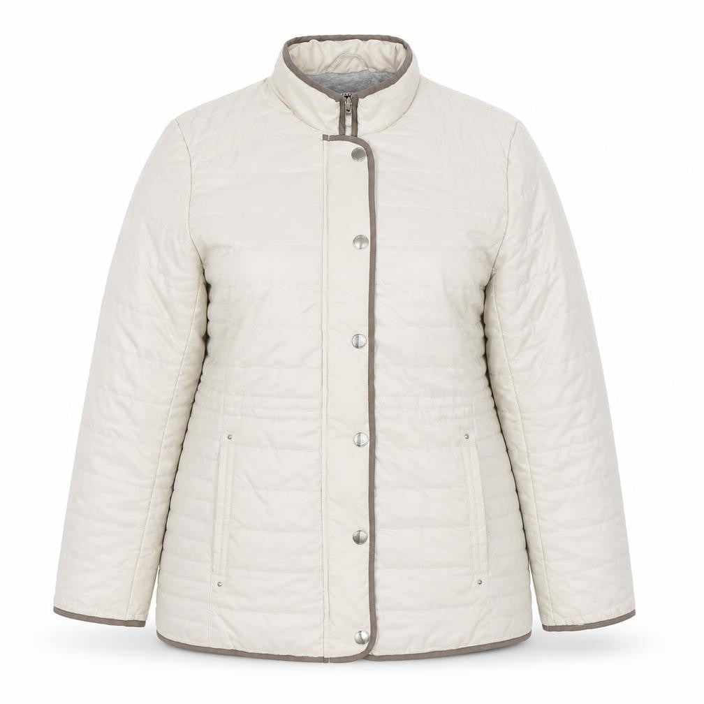 Womens UK Size 12 Regular Lee Beige Polyester Jacket