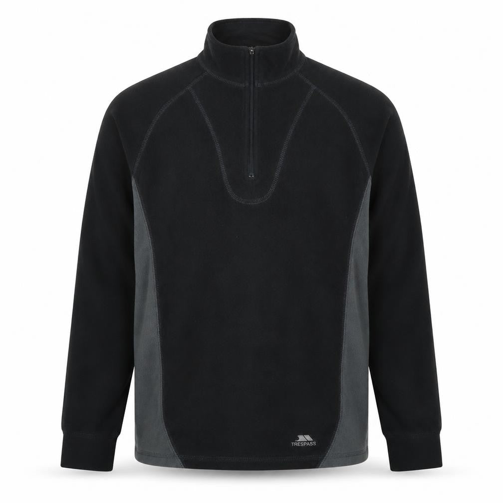 Mens UK S  Trespass Black Full Zip Sweatshirt