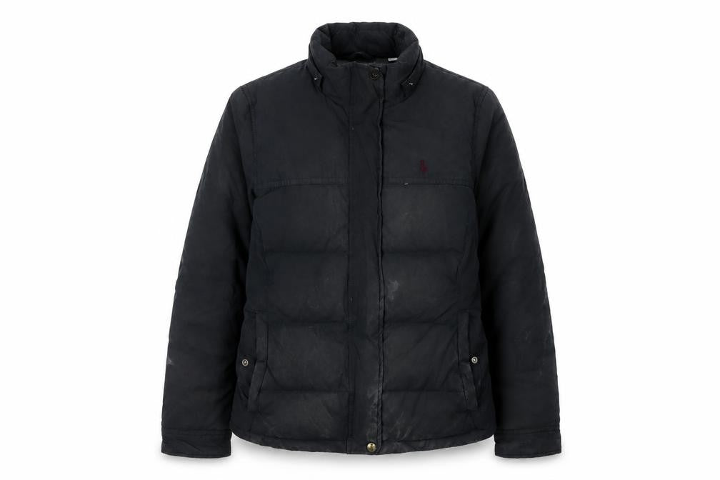 Womens UK Size 6 Regular Jack Wills Black Nylon Jacket