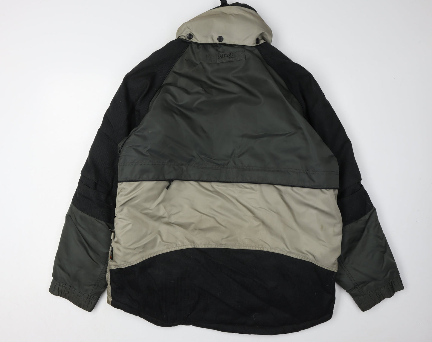 Schott NYC Men's Green Parka Jacket M Zipped Pockets
