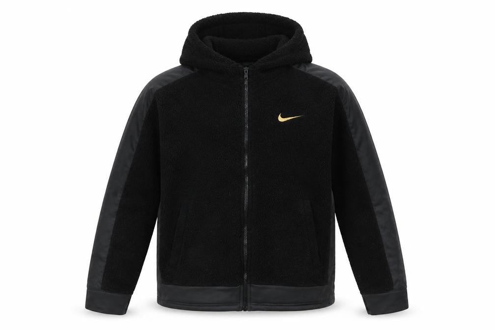 Nike Boys Black Dri-FIT Hooded Jacket, L, Sports, All Seasons