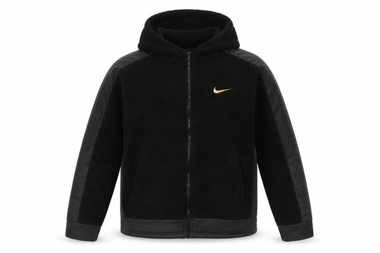 Nike Boys Black Dri-FIT Hooded Jacket, L, Sports, All Seasons