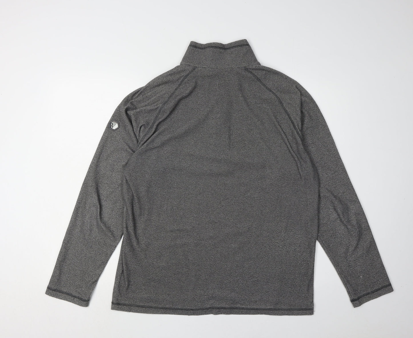 Regatta Men's Grey 1/4 Zip Fleece Sweatshirt L