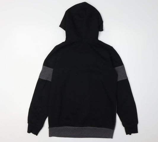 Bench Boys Black Grey Pullover Hoodie 12-13 Years