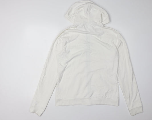 Tommy Hilfiger Unisex White XL Full Zip Hoodie
