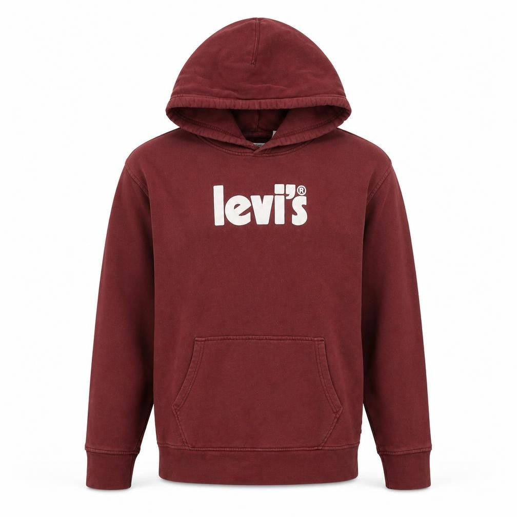 Unisex Adults UK S Relaxed Levi's Red Pullover Hoodie