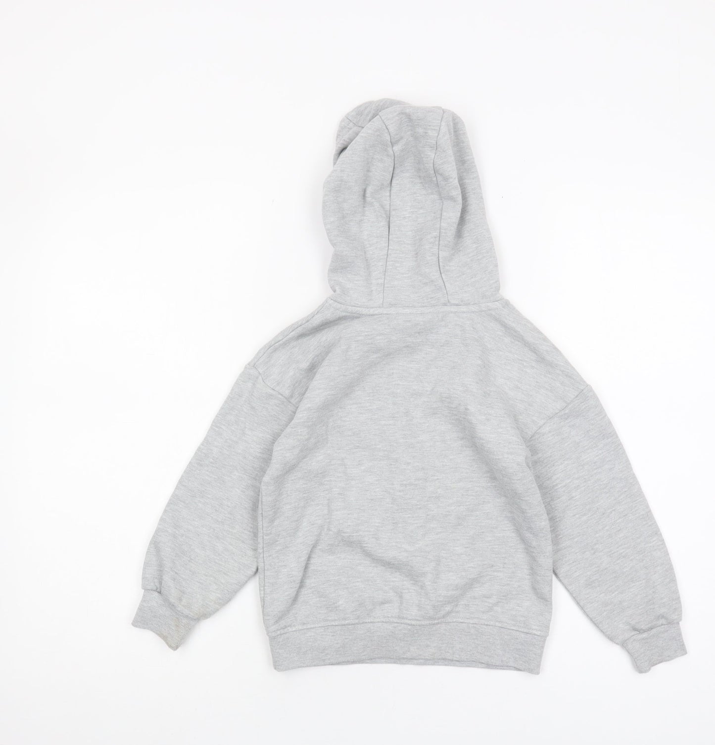 Disney Girls Grey Hoodie, Stitch, 5-6 Years, Casual Comfort