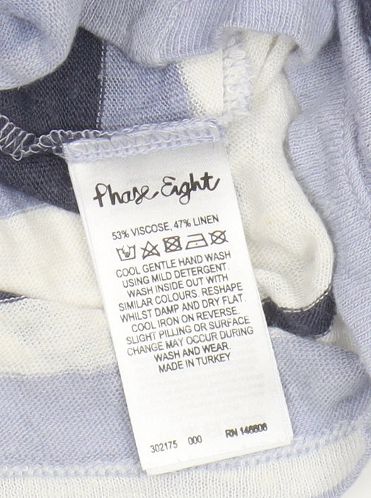 Phase Eight Women's Multicoloured Stripe Jumper Size 8