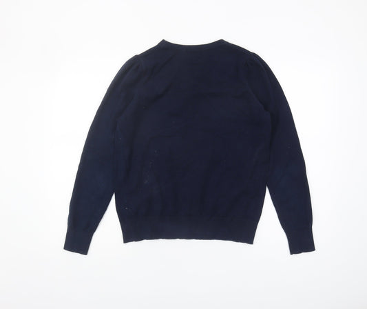 Boden Women's Blue Pullover Jumper, M, Crew Neck, Casual