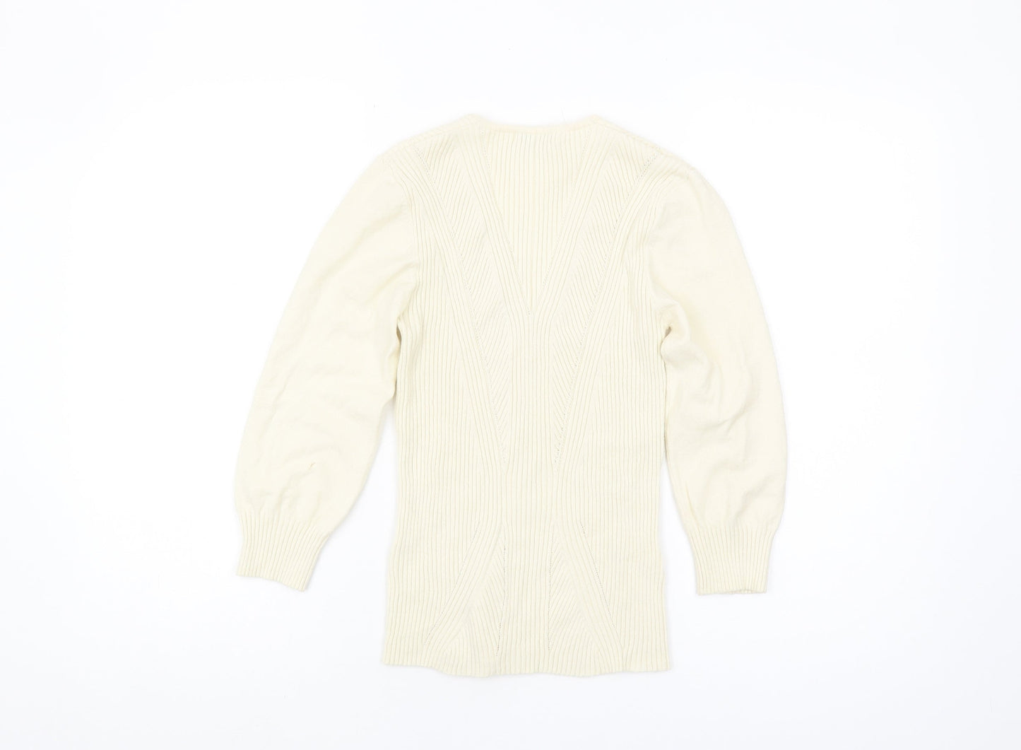 Laura Ashley Women's Ivory Cardigan UK Size 12