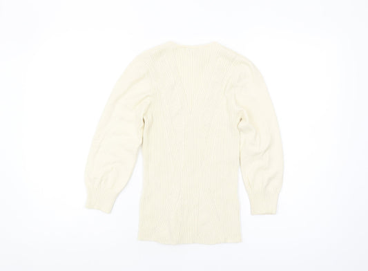 Laura Ashley Women's Ivory Cardigan UK Size 12