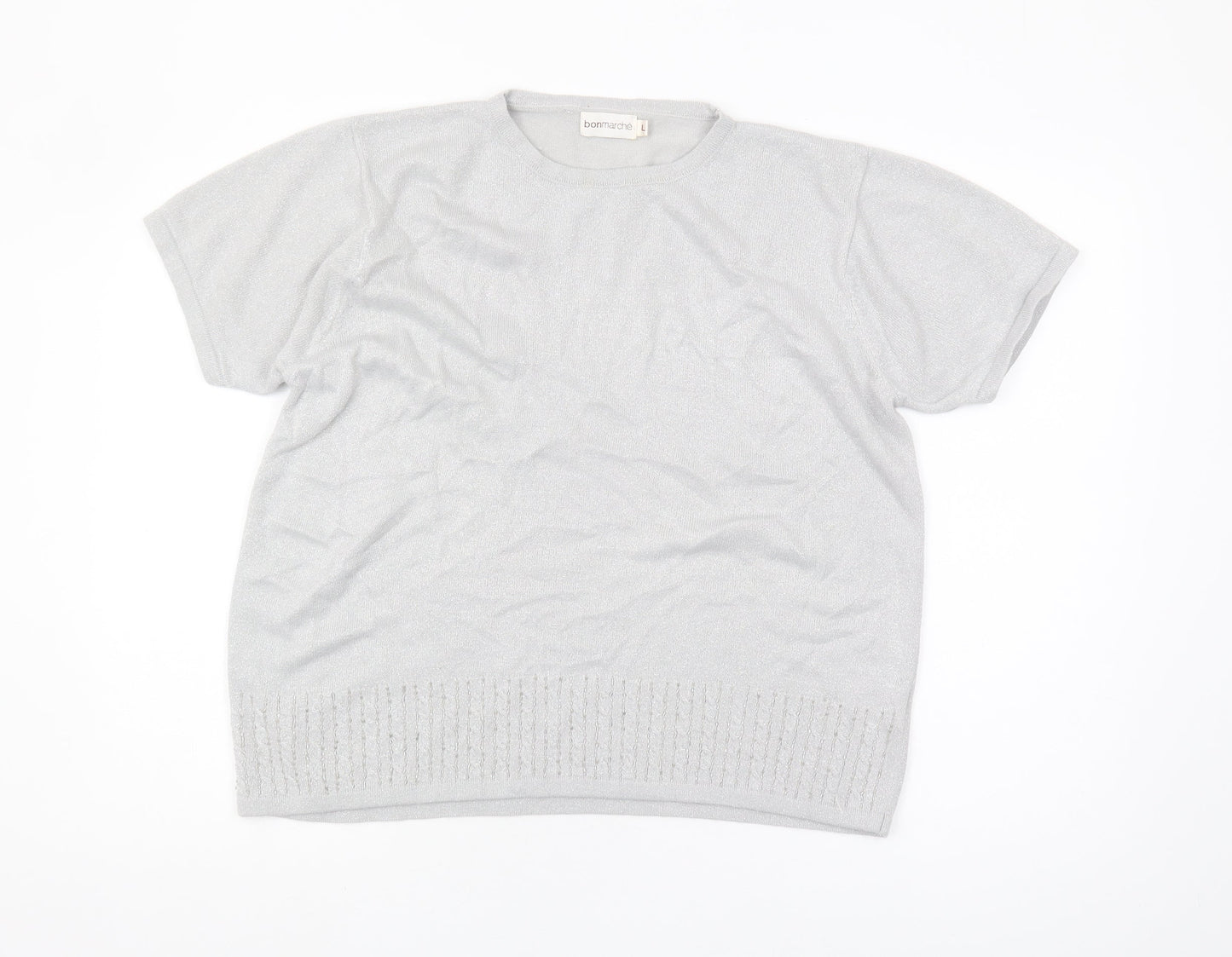 Bonmarché Women’s Grey Pullover Jumper - L