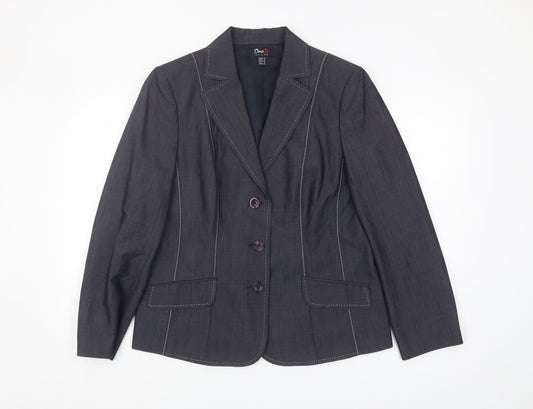 Oscar B Women's Black Suit Jacket Size 14