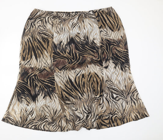 Roman Originals Women's Animal Print Skirt Size 24