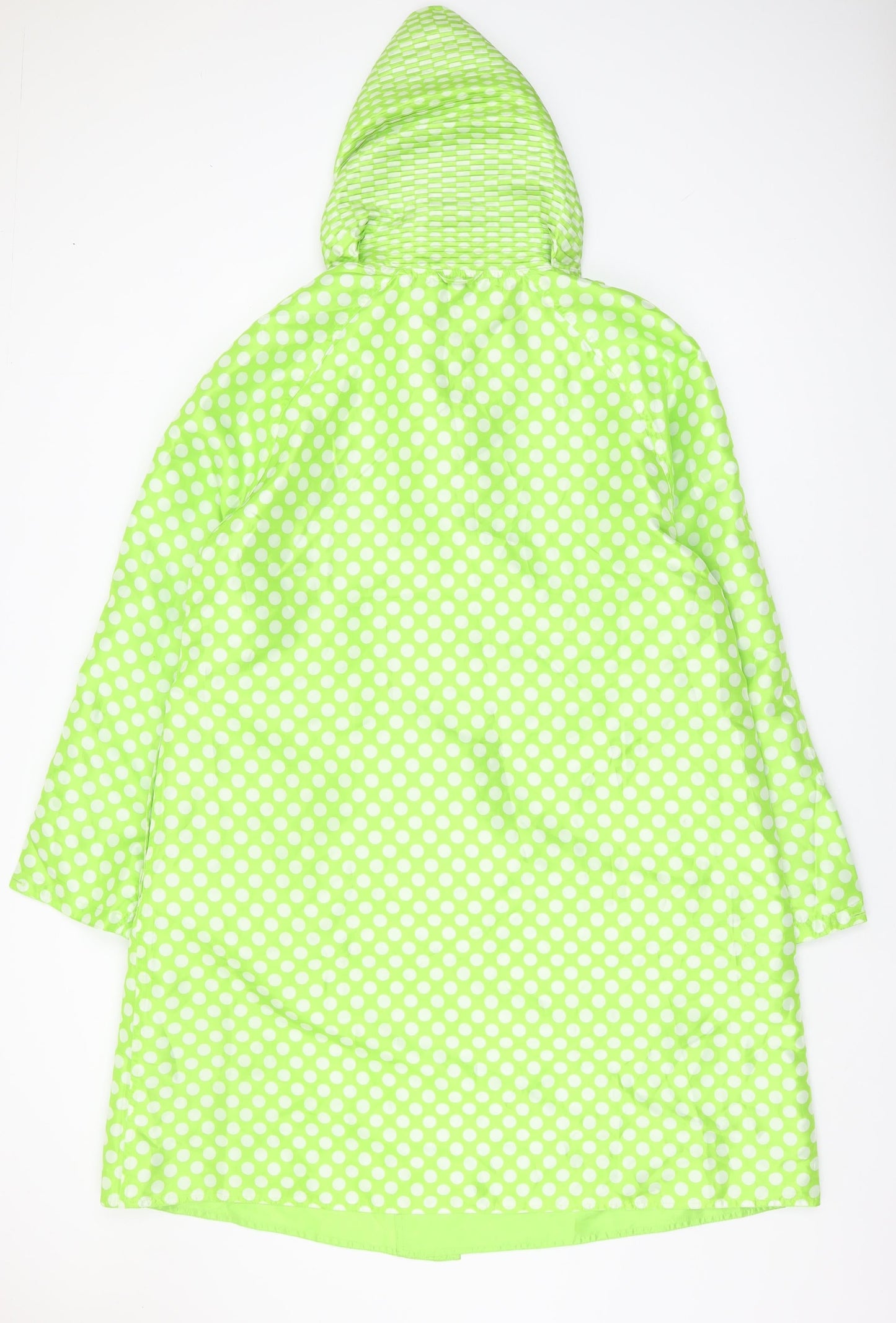 UBU Women's Green Polka Dot Rain Coat XL