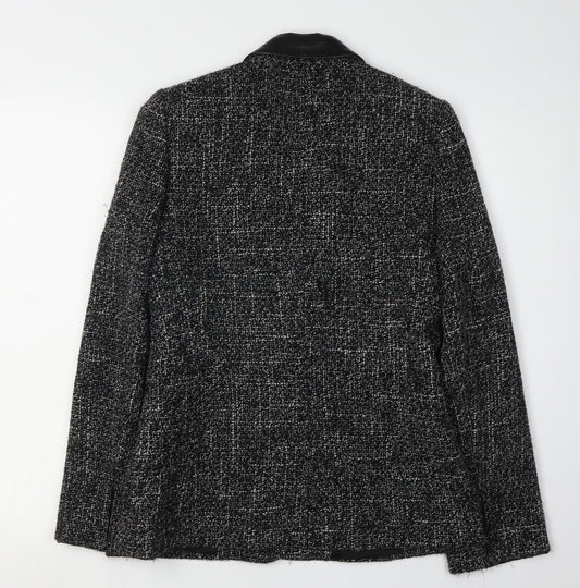 LB Women's Black Tweed Blazer - Size 8, Business Casual