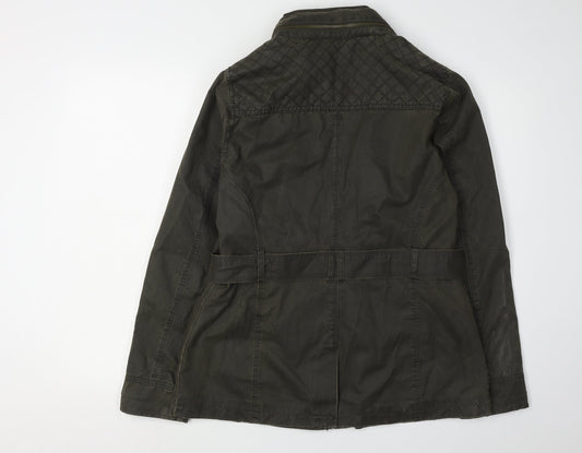 Marks and Spencer Women's Green Military Jacket Size 12