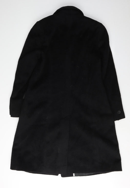 Four Seasons Women's Black Mid-Length Overcoat S