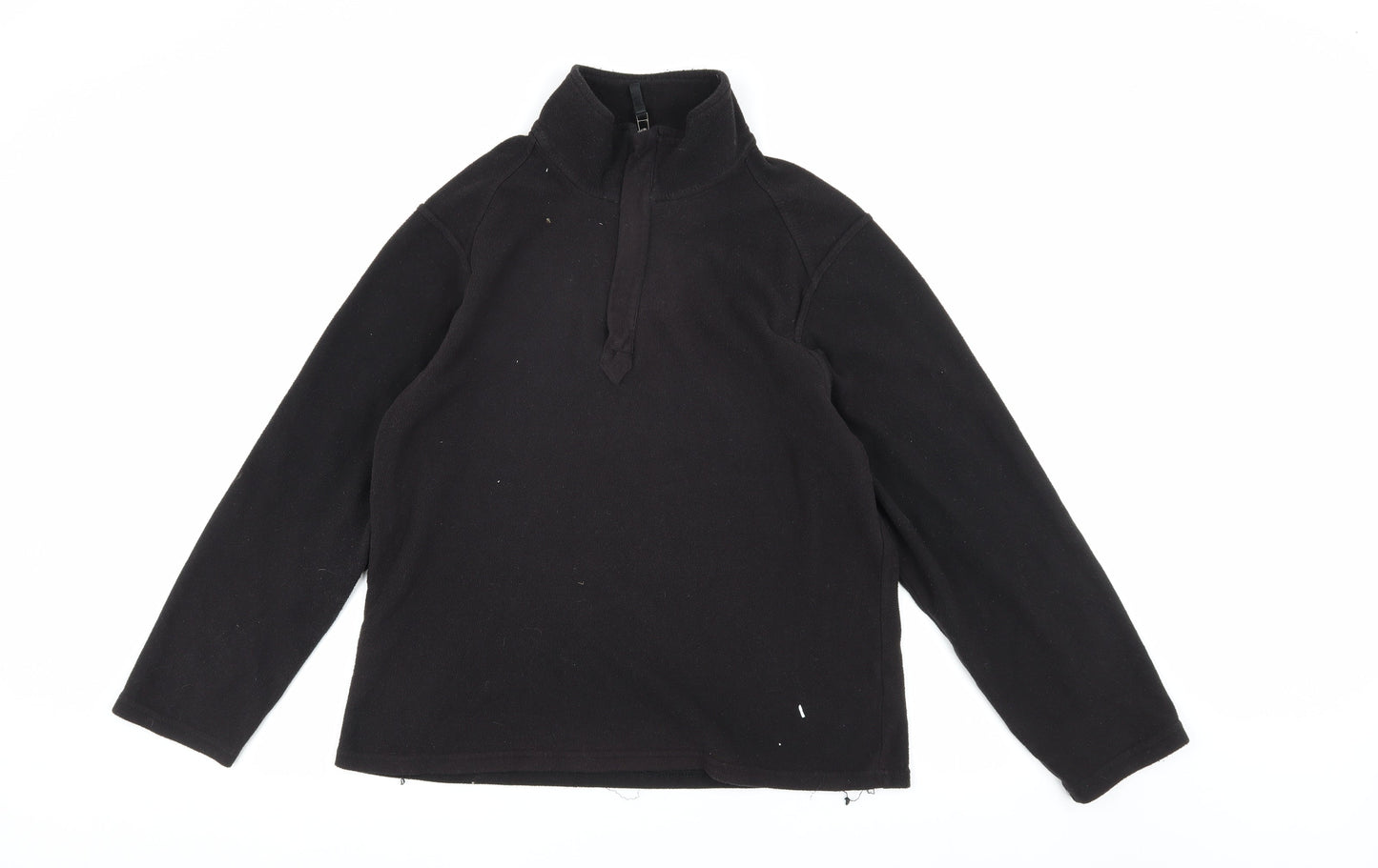 Marks and Spencer Men's Black Fleece Sweatshirt, M