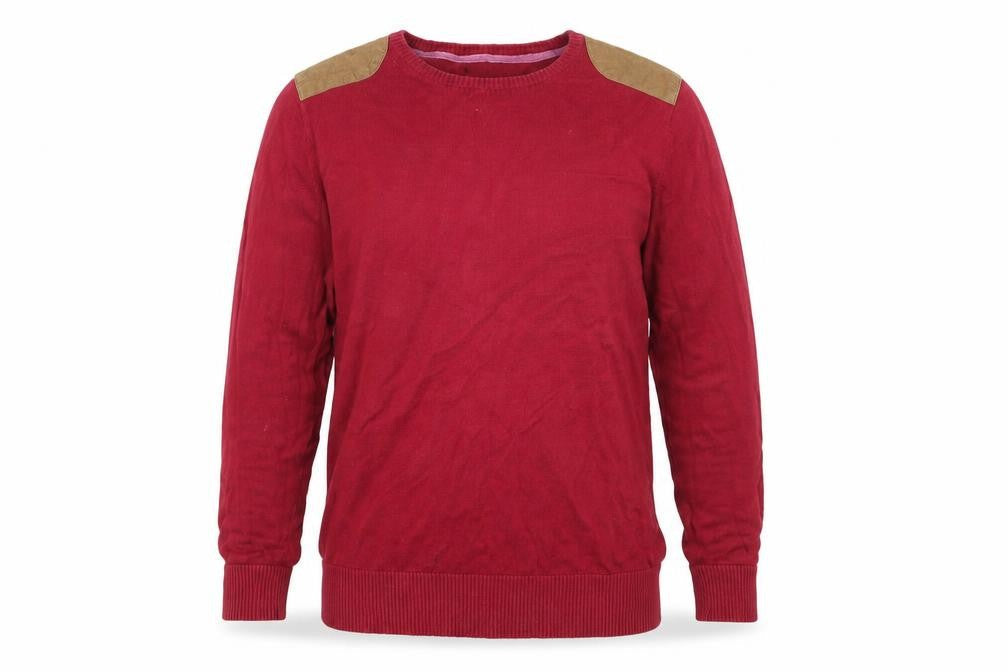 Brave Soul Men's XL Red Crew Neck Pullover Jumper