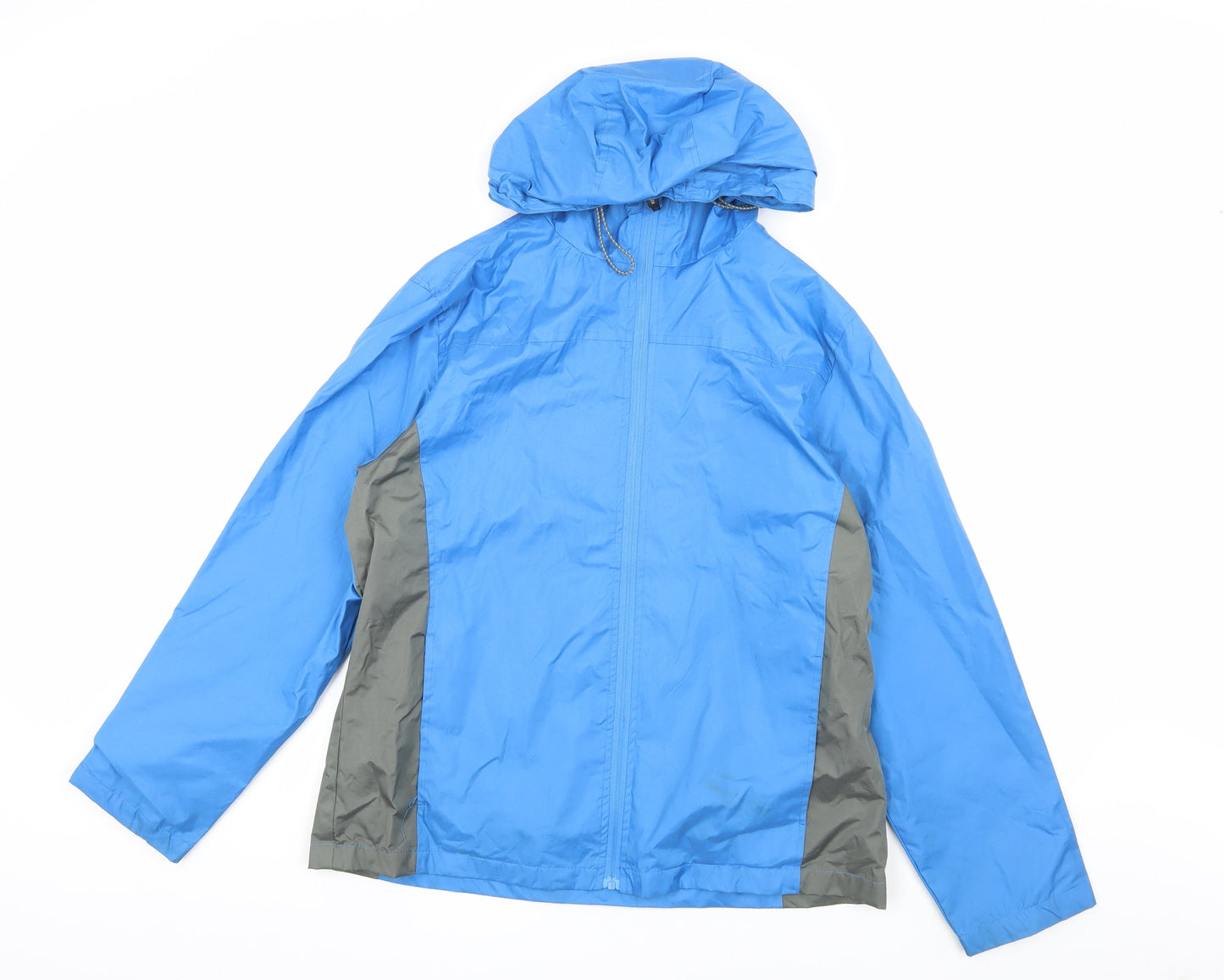 Koko Pink Women's Blue Windbreaker Jacket Size 12