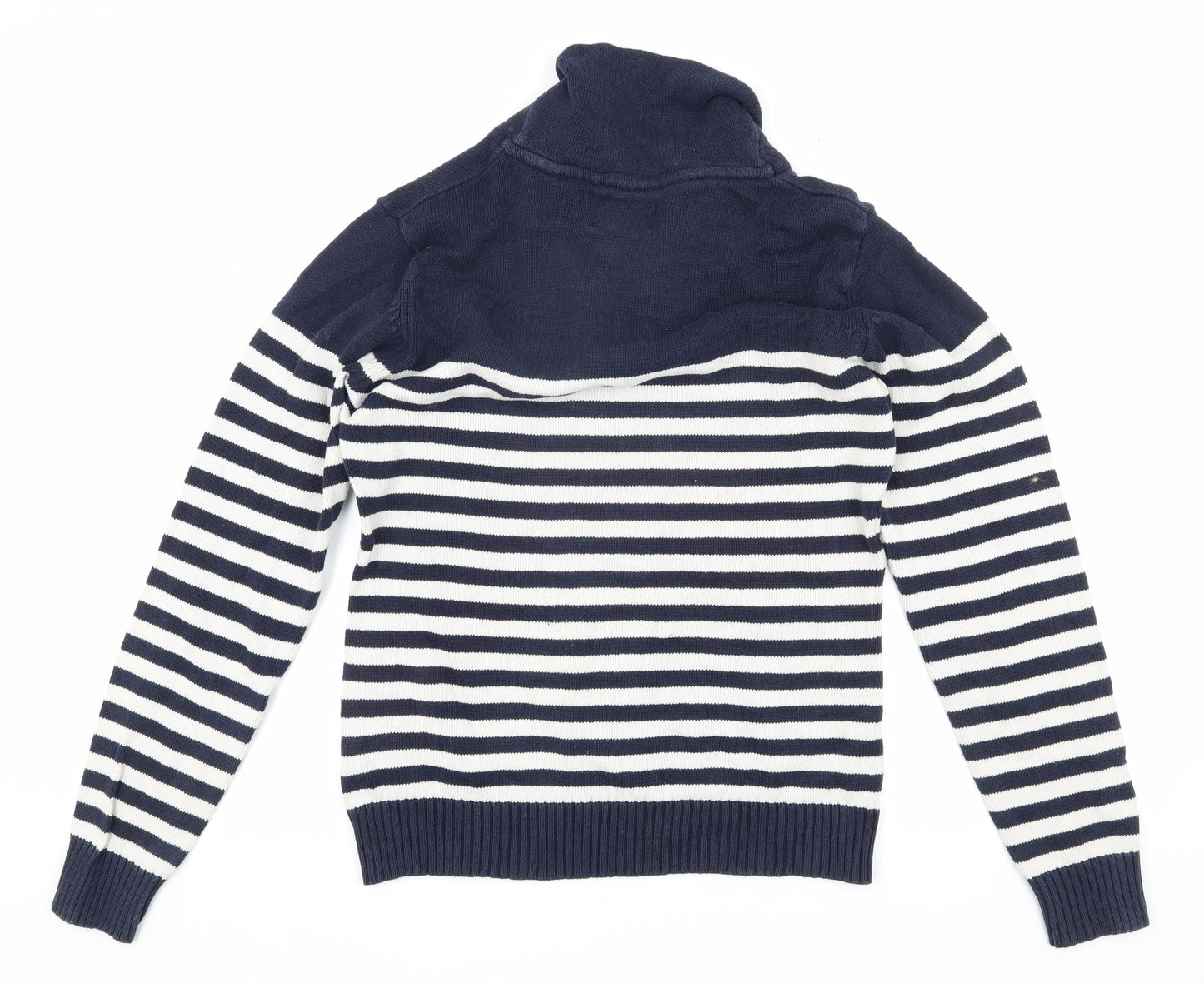 New Look Women's Striped Cotton Pullover Jumper - M
