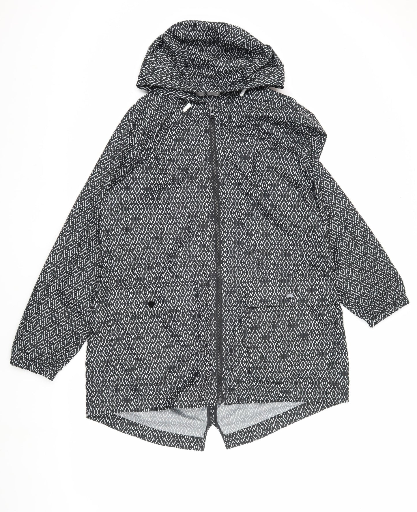 Marks and Spencer Women's Black Geometric Jacket M