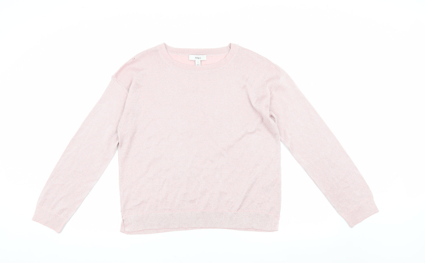 Marks and Spencer Women's Pink Pullover Jumper S