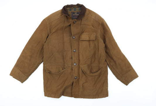 Marks and Spencer Men's Brown Overcoat, Size S