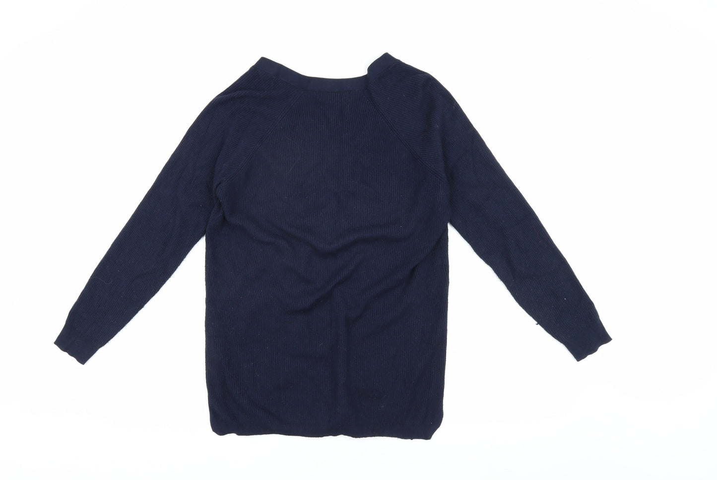 Marks and Spencer Women's Blue V-Neck Cardigan