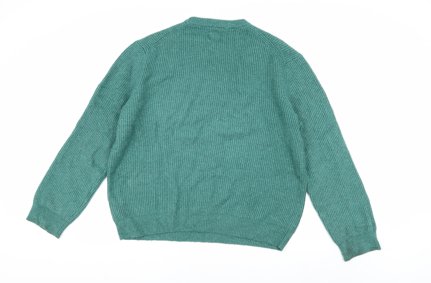 Marks and Spencer Men's Green XL Pullover Jumper