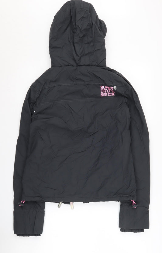 Superdry Women's Black Windbreaker Jacket, S, Casual