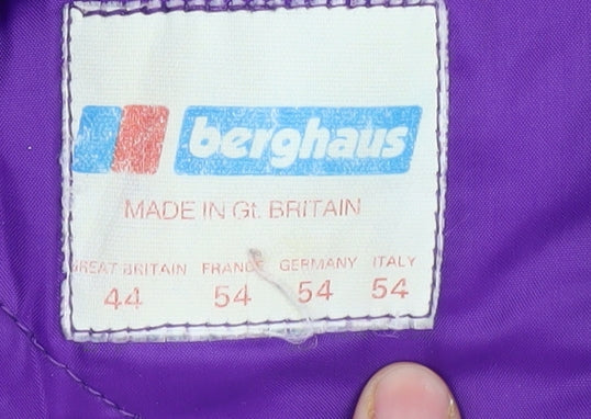 Berghaus Men's Purple Blue Puffer Jacket Size 44