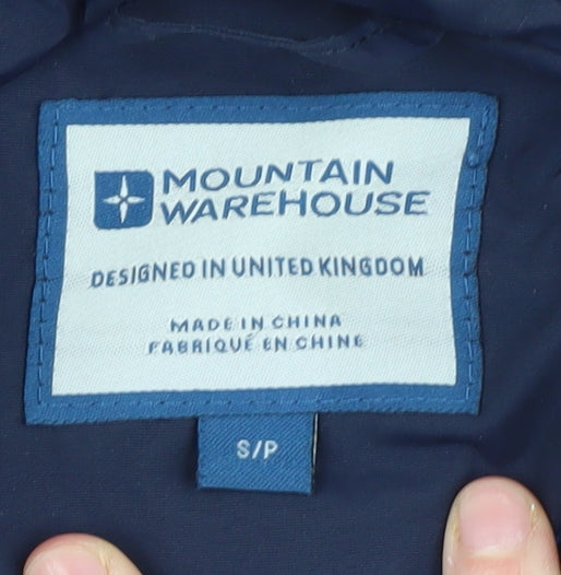 Mountain Warehouse Men's Blue Waterproof Rain Jacket S
