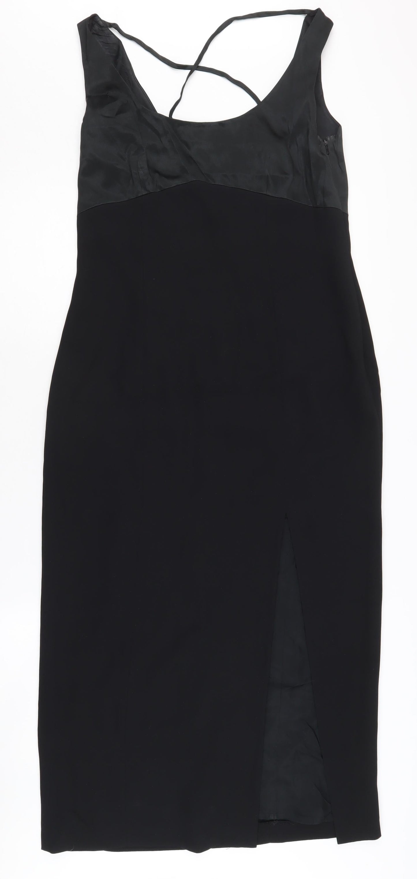 Planet Women's Black Sleeveless Sheath Dress Size 12