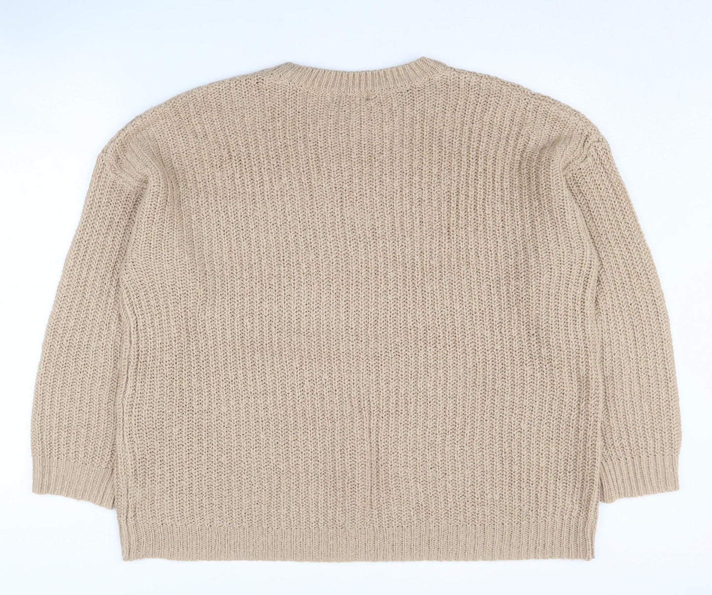 New Look Women's Beige Pullover Sweater, M, Autumn Fashion