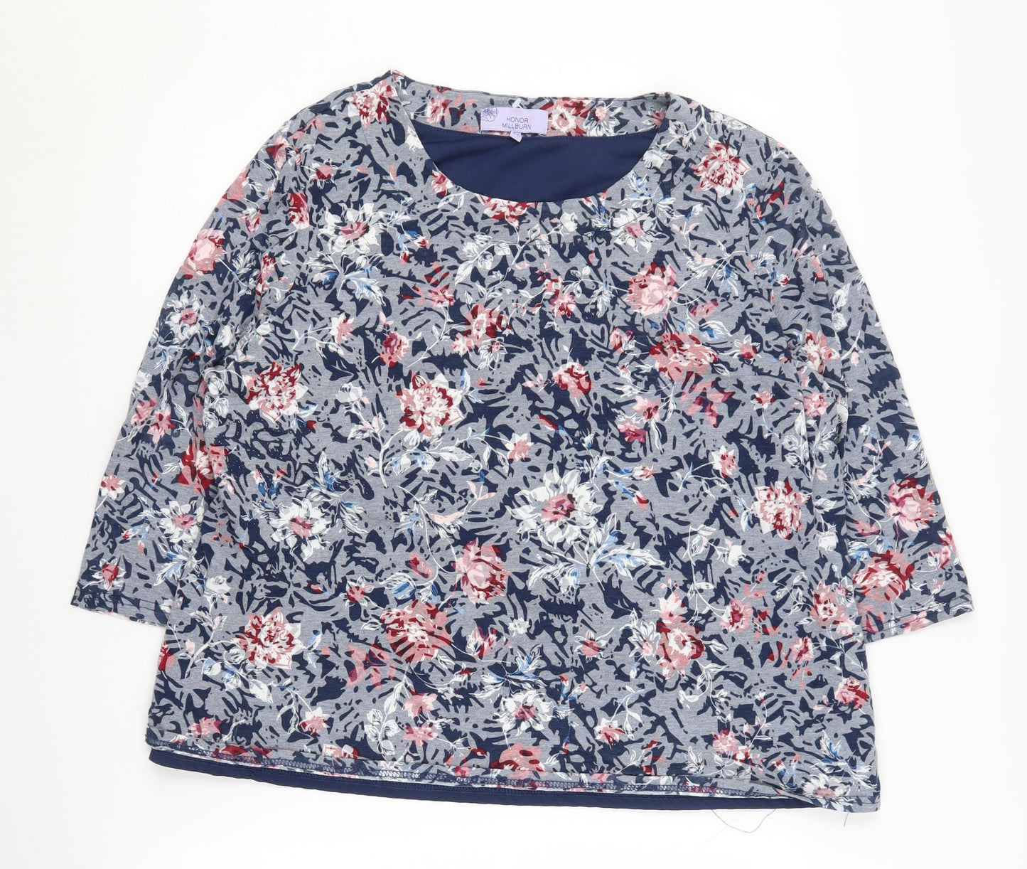 Honor Millburn Women's Floral Blouse, Size 22, Multicoloured
