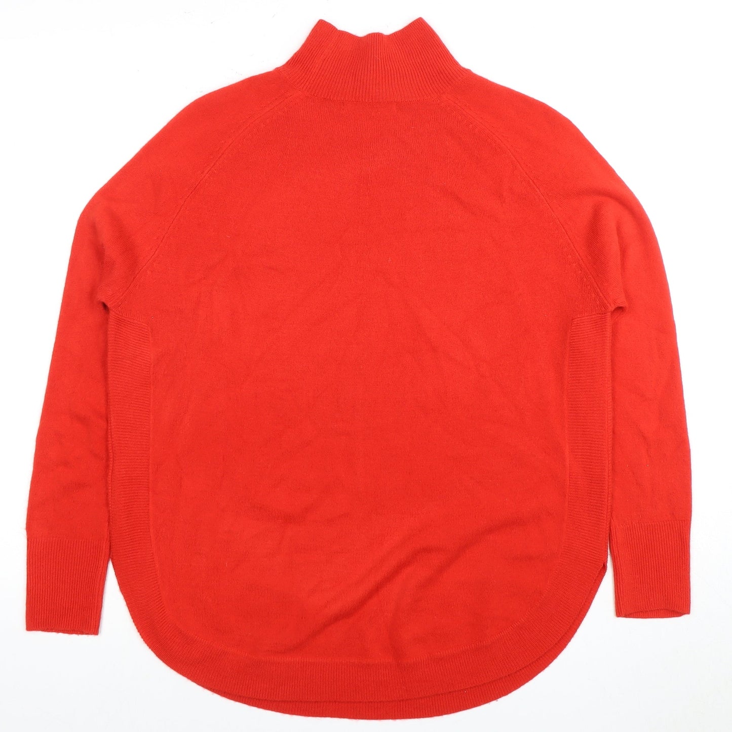 Marks and Spencer Red Women's XS Mock Neck Pullover