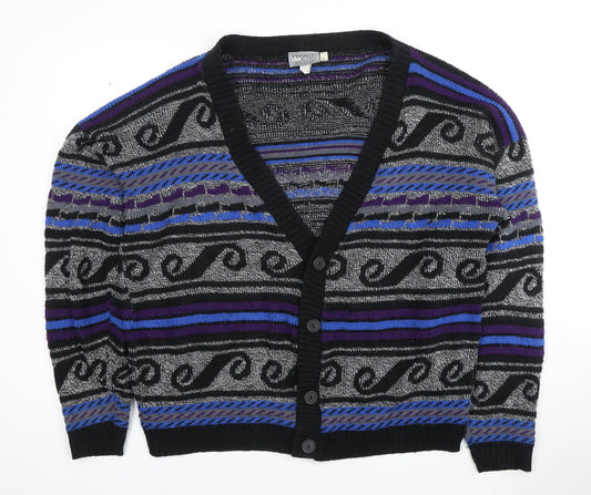 Private Eyes Men's Multicoloured L Cardigan
