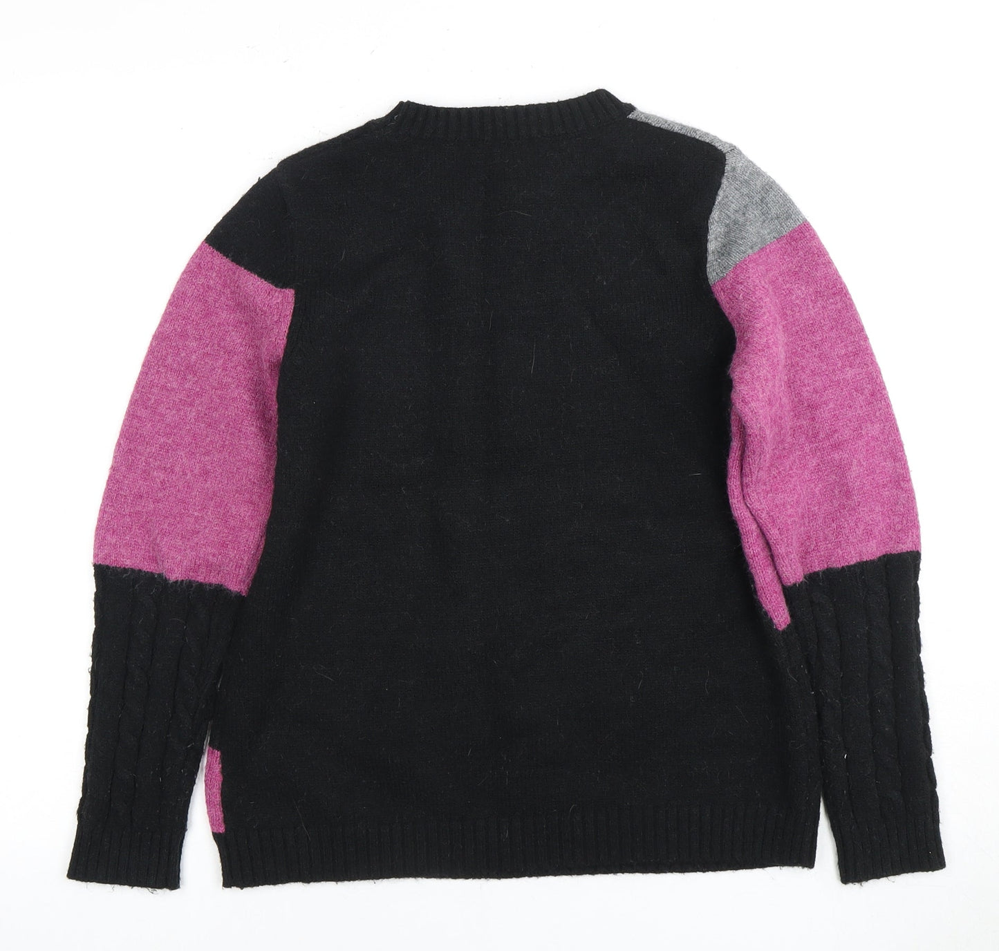 Anna Rose Women's Multicolour Geometric Pullover Jumper M