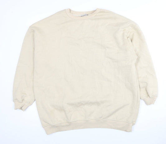 Lumiaka Women's Beige Pullover Sweatshirt Size L