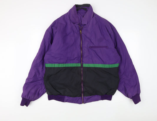 Pringle Men's Purple Bomber Jacket L