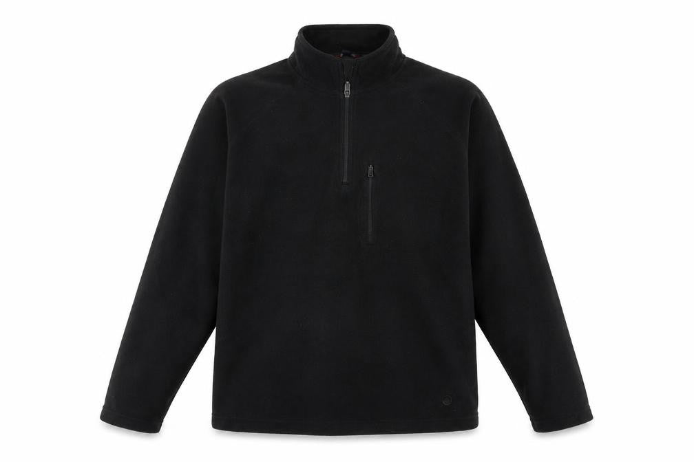 Mens UK M Regular Peter Storm Black Henley Sweatshirt