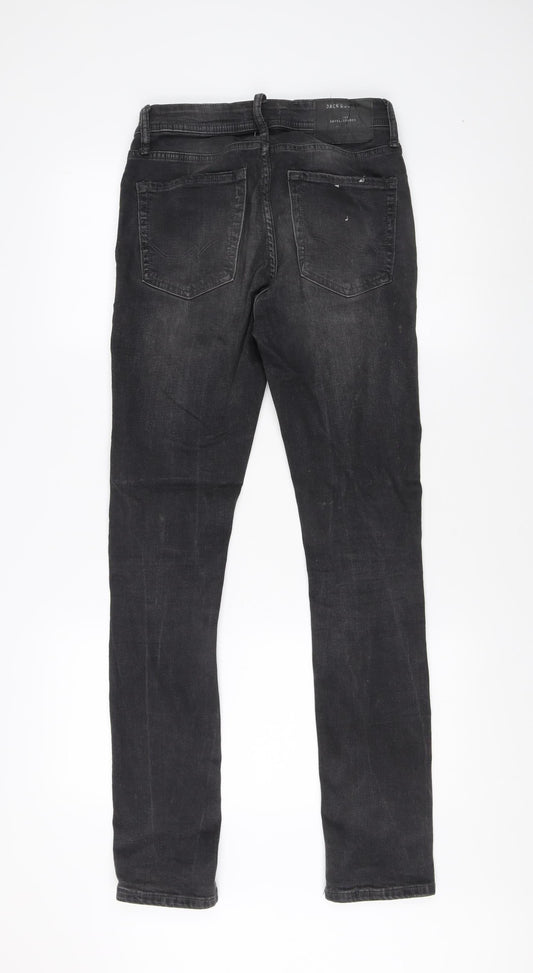 Jack & Jones Men's Black Skinny Jeans - Size 28