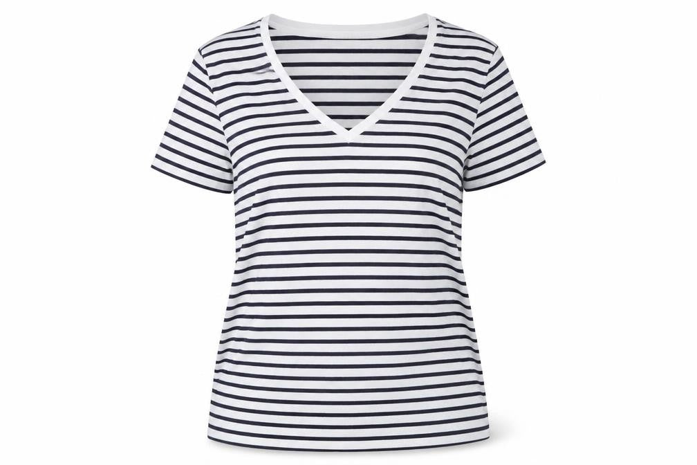 Womens UK Size 8 Jaeger White Cotton T-Shirt