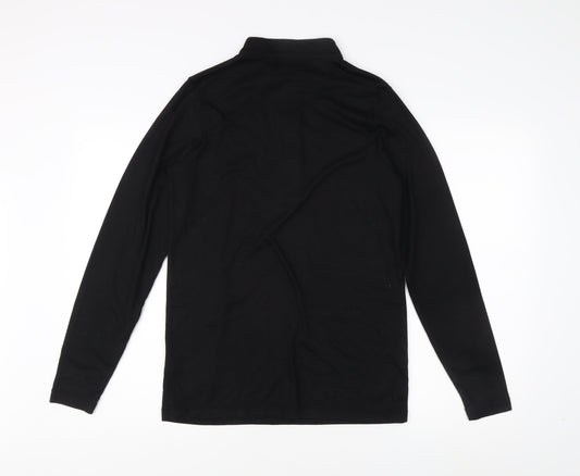 Peter Storm Unisex Black Zip Sweatshirt Size L