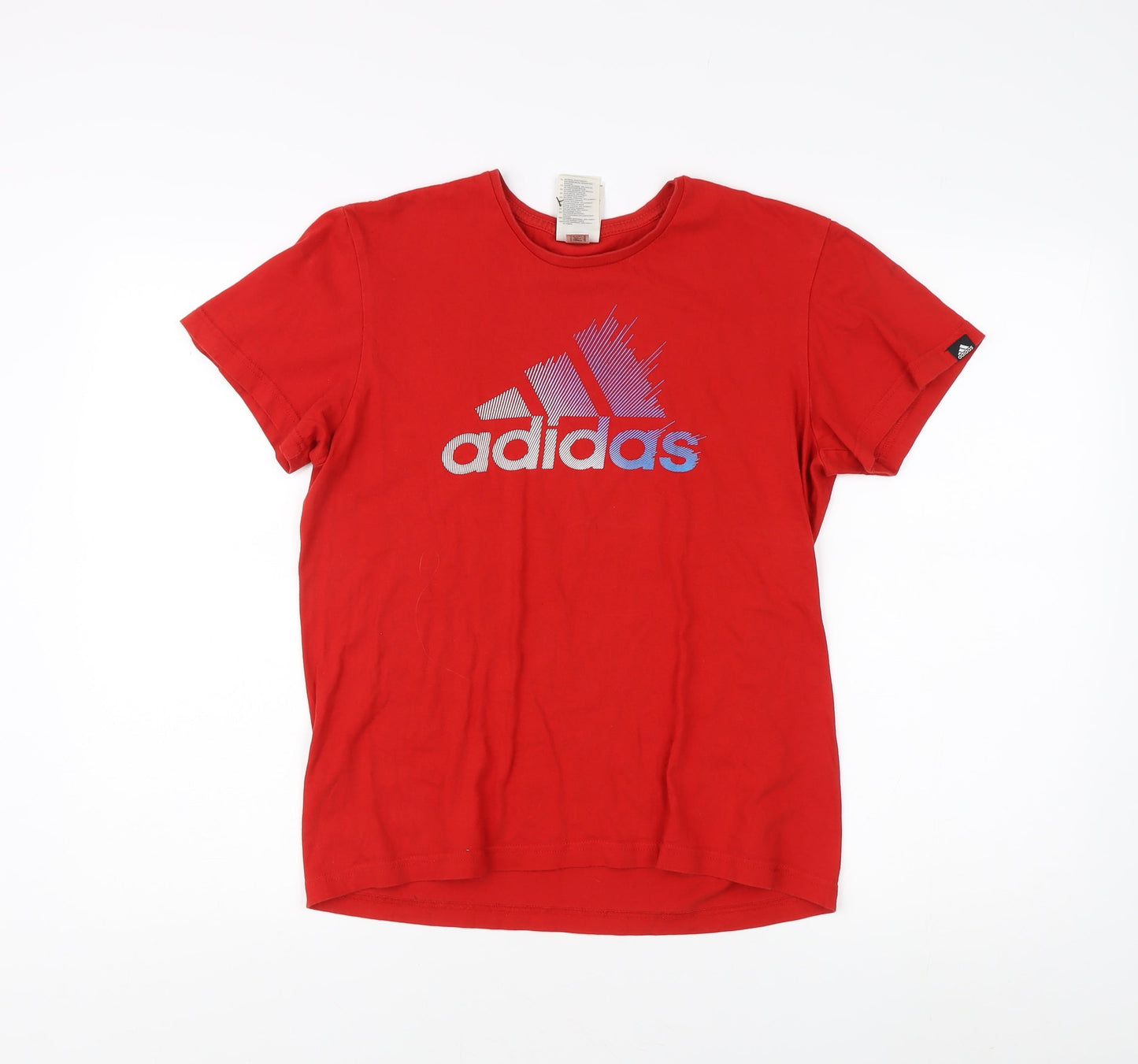 Adidas Men’s Red Graphic Print T-Shirt, Size S