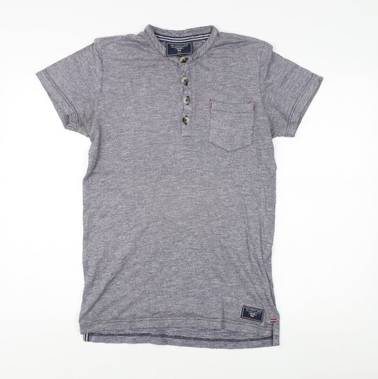TOG Twenty Four Men's Grey Short Sleeve Polo Shirt - S